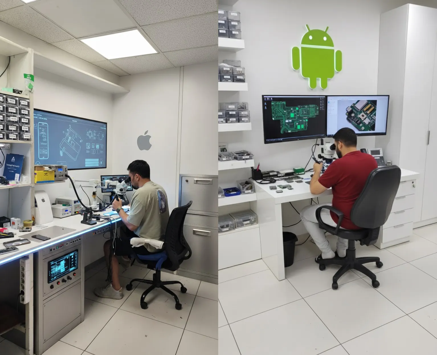 İzmir iPhone teknik servis çalışma masası